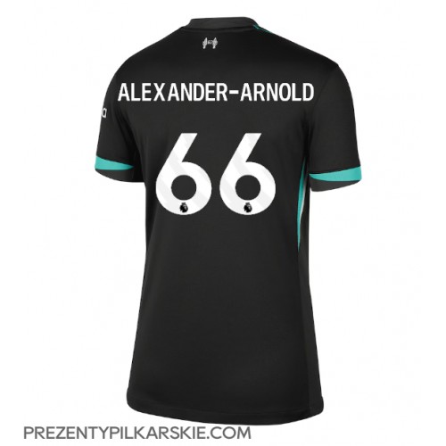Stroje piłkarskie Liverpool Alexander-Arnold #66 Koszulka Wyjazdowej dla damskie 2024-25 Krótki Rękaw